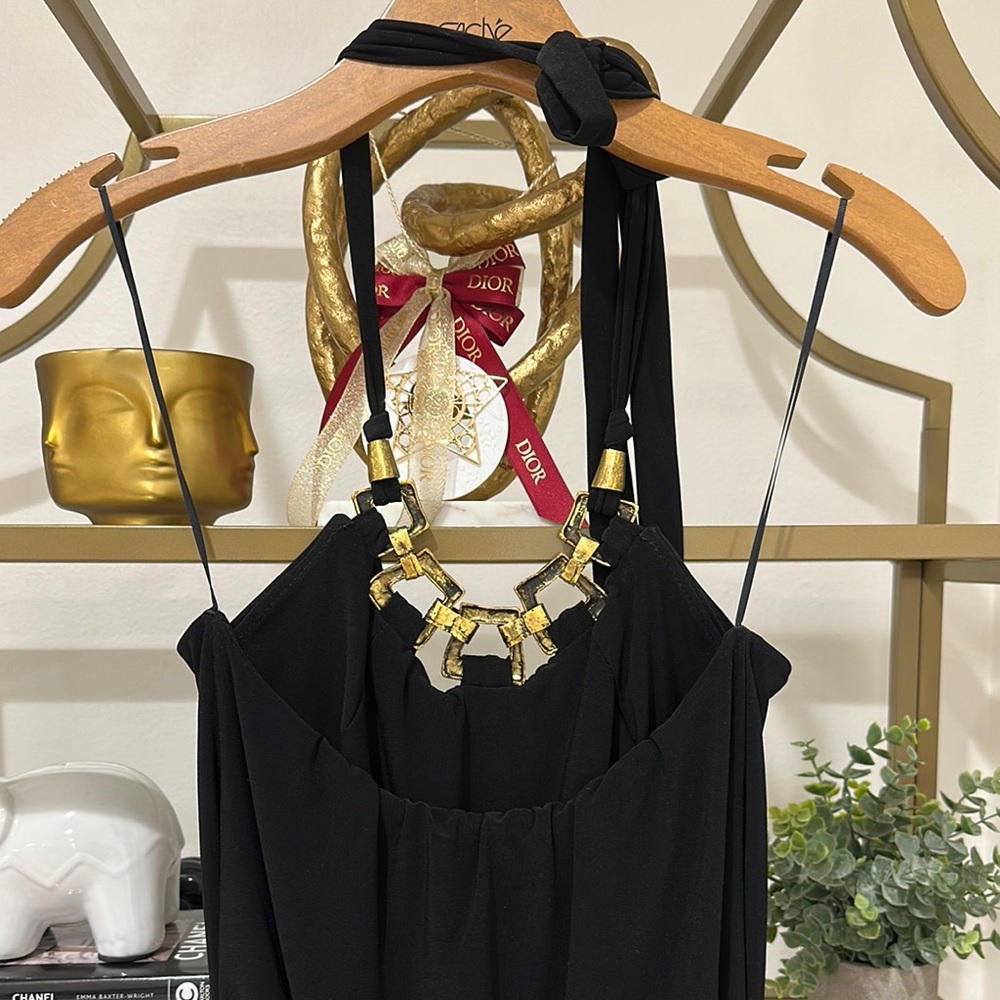 Cache Black Halter Dress - Picture 6 of 8